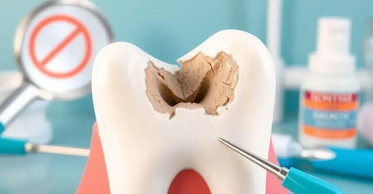 Sintomas de um dente quebrado por cárie